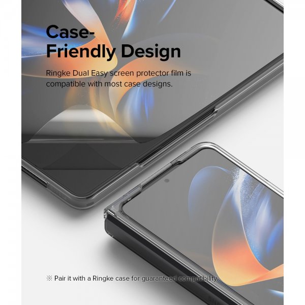 Ringke Samsung Galaxy Z Fold 4 Skærmbeskyttelse Dual Easy Film