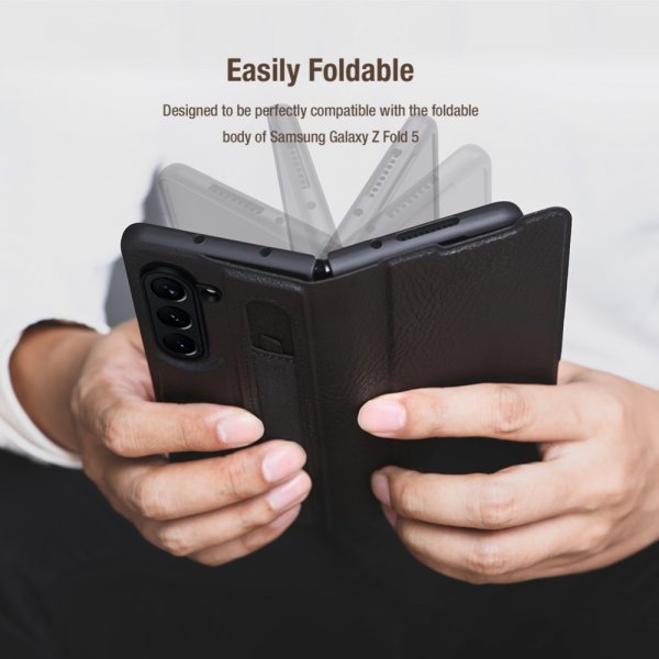 Nillkin Samsung Galaxy Z Fold 5 Cover Aoge Series Brun
