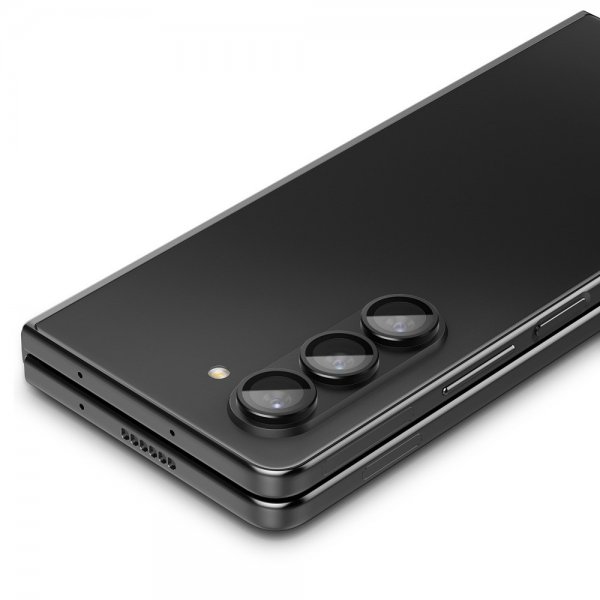 Spigen Samsung Galaxy Z Fold 5 Kamerabeskyttelse GLAS.tR EZ Fit Optik Pro 2-pak Sort
