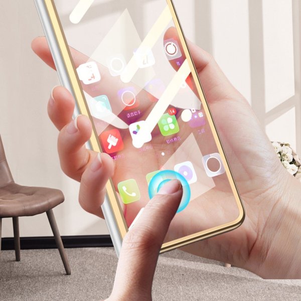 GKK Samsung Galaxy Z Fold 5 Cover Forgyldt Kant Hvid