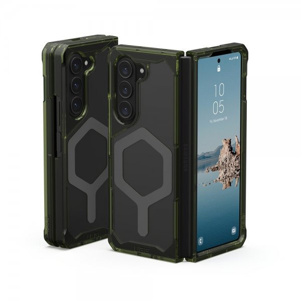 Urban Armor Gear (UAG) Samsung Galaxy Z Fold 5 Cover Plyo Pro MagSafe Olive/Space Grey