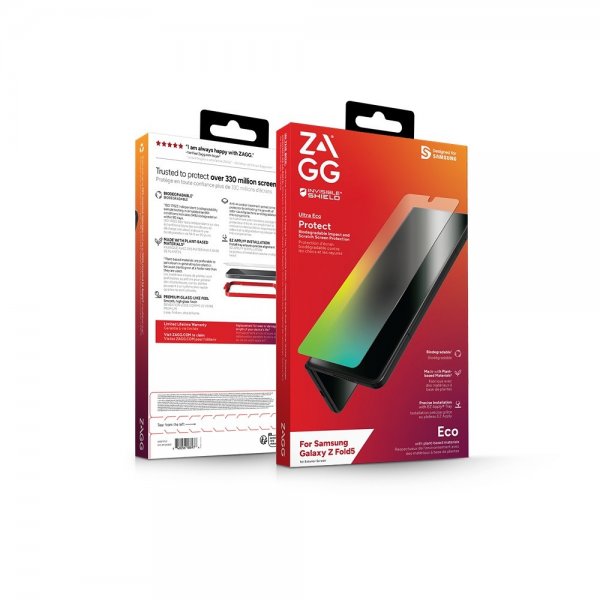 ZAGG InvisibleShield Samsung Galaxy Z Fold 5 Skærmbeskyttelse Ultra Eco