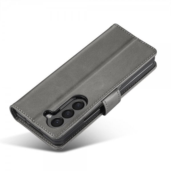 Lc.Imeeke Samsung Galaxy Z Fold 6 Etui med Kortlomme Standerfunktion Grå