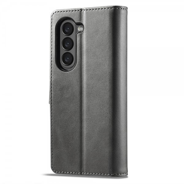 Lc.Imeeke Samsung Galaxy Z Fold 6 Etui med Kortlomme Standerfunktion Grå