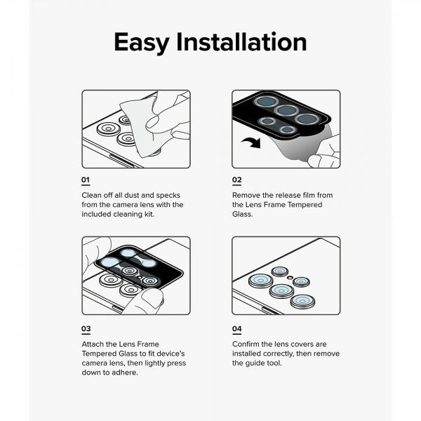 Ringke Samsung Galaxy Z Fold 6 Kamerabeskyttelse Kameralinse Ramme 2-pak