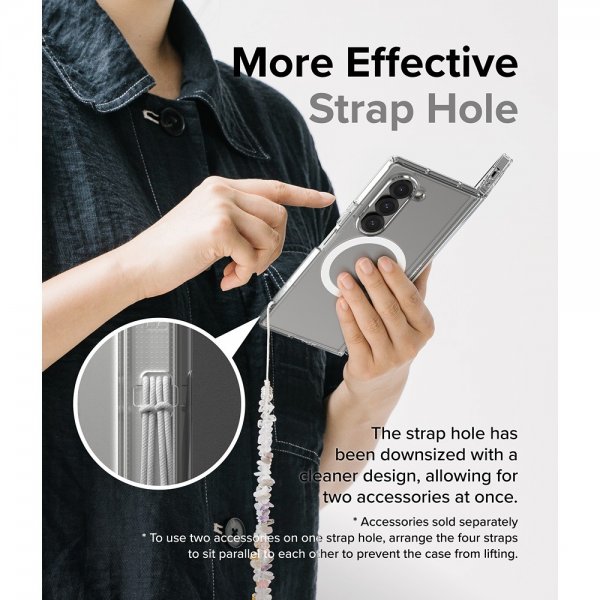 Ringke Samsung Galaxy Z Fold 6 Cover Fusion Magnetic Transparent
