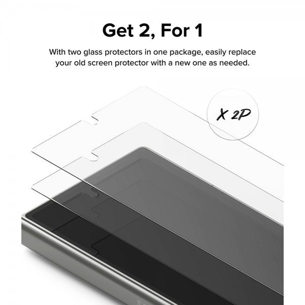 Ringke Samsung Galaxy Z Fold 6 Skærmbeskytter Cover Display Protector Glass 2-pak