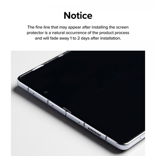 Ringke Samsung Galaxy Z Fold 6 Skærmbeskyttelse Dual Easy Film 2-pak