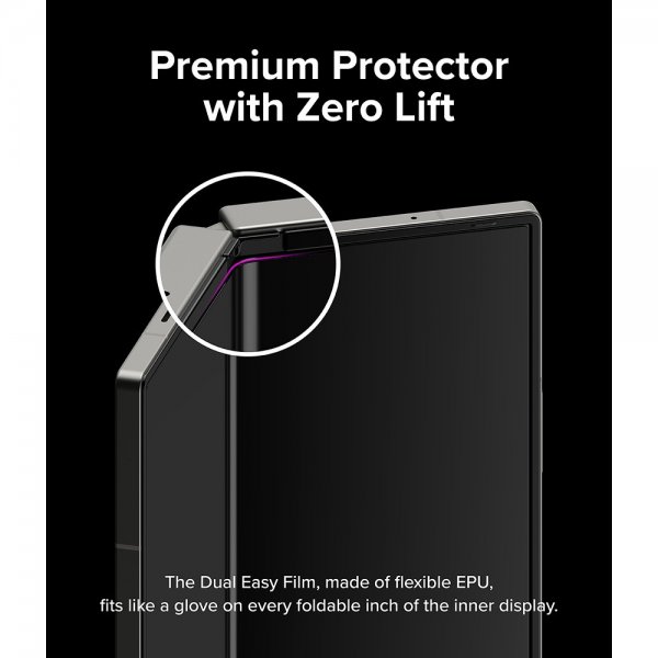 Ringke Samsung Galaxy Z Fold 6 Skærmbeskyttelse Dual Easy Film 2-pak
