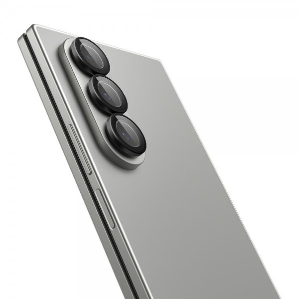 Spigen Samsung Galaxy Z Fold 7 Kamerabeskyttelse GLAS.tR EZ Fit Optik Pro 2-pak Sort