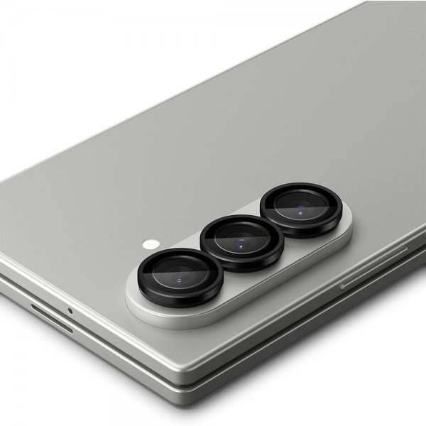 Spigen Samsung Galaxy Z Fold 7 Kamerabeskyttelse GLAS.tR EZ Fit Optik Pro 2-pak Sort