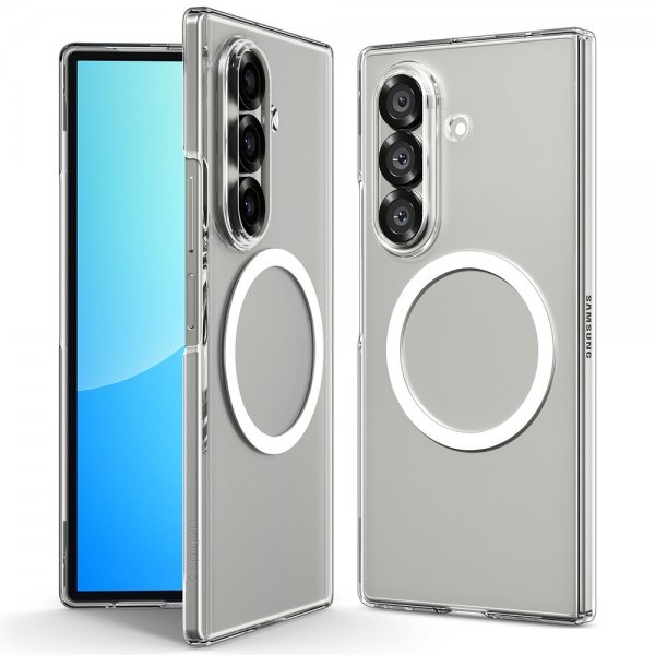 Spigen Samsung Galaxy Z Fold 7 Cover Air Skin MagFit Klar Hvid