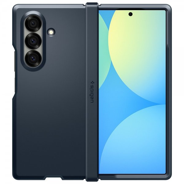 Spigen Samsung Galaxy Z Fold 7 Cover Tough Armor Pro MagFit Metal Slate