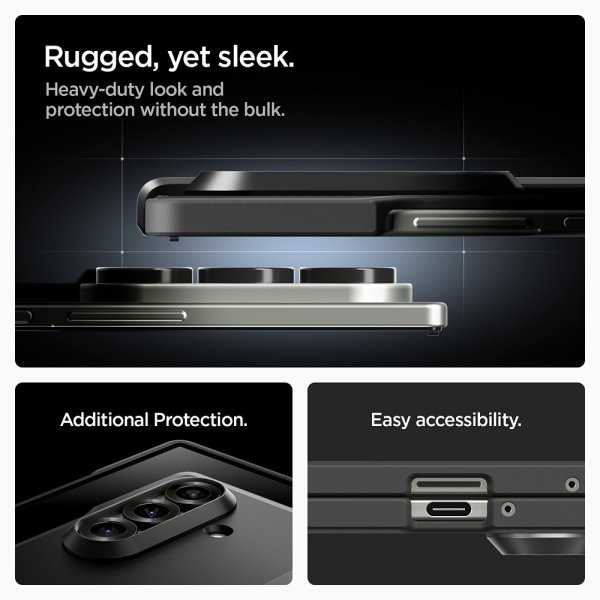 Spigen Samsung Galaxy Z Fold 7 Cover Tough Armor Pro MagFit Sort