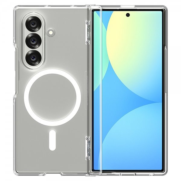 Spigen Samsung Galaxy Z Fold 7 Cover Ultra Hybrid Pro MagFit Clear White