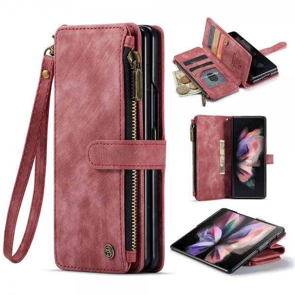 CaseMe Samsung Galaxy Z Fold3 Cover C30 Series Rød
