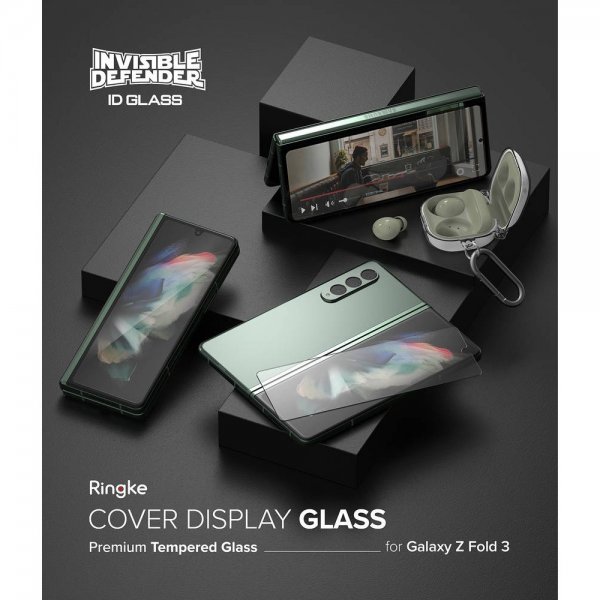 Ringke Samsung Galaxy Z Fold3 Skærmbeskyttelse Cover Display Protector Glass