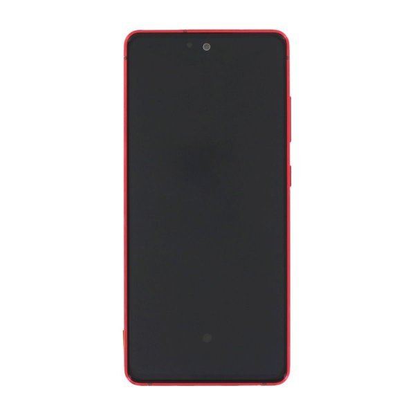 Samsung S20 FE 4G Skærm med LCD Display Original - Rød