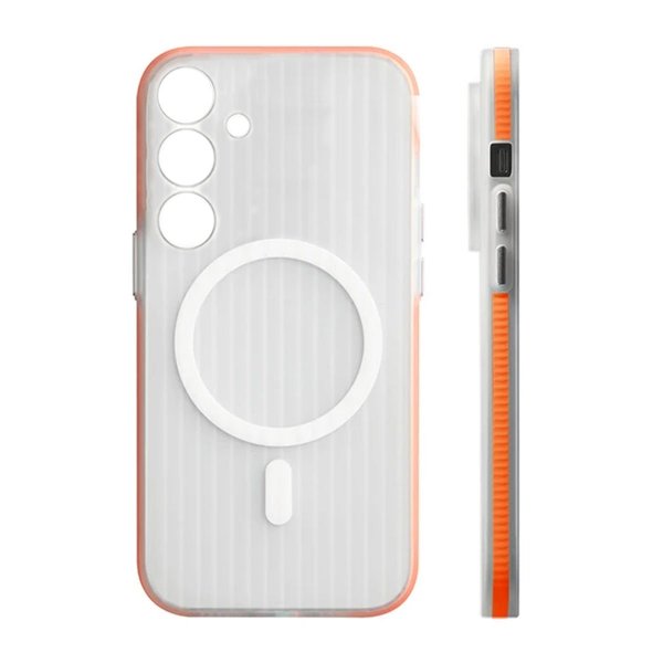 Samsung Galaxy S24 Plus Cover Riflet MagSafe Orange