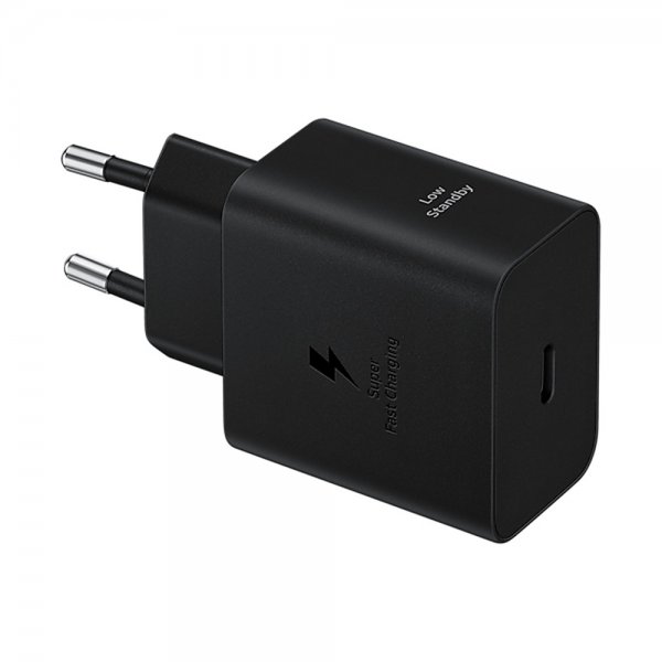 Samsung Original Oplader med Kabel 45W Strømadapter Sort