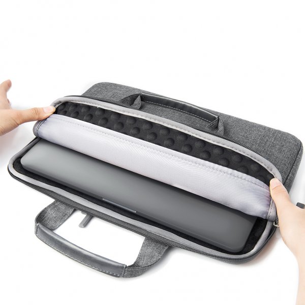 Satechi Vandafvisende laptop-etui med lommer 16 tommer Grå
