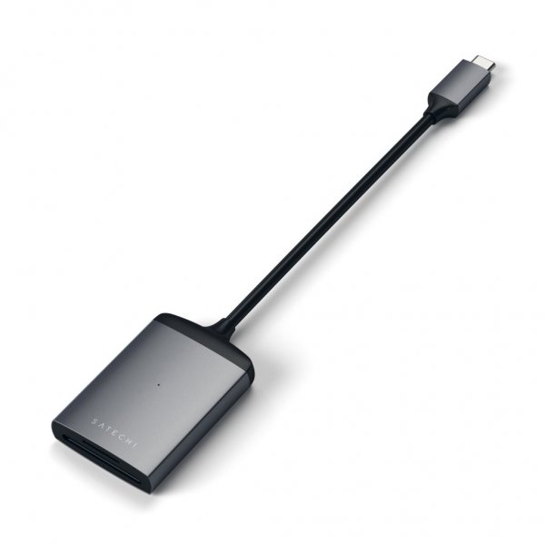 Satechi USB-C UHS-II hukommelseskortlæser Space Gray