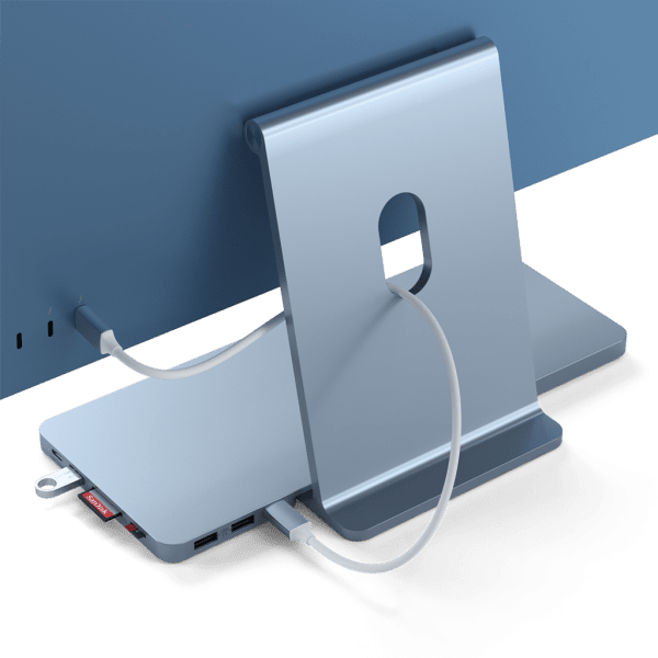 Satechi Universal Adapter USB-C Slim Dock 24" iMac Blå