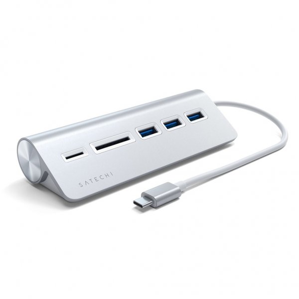 Satechi USB-C Combo Hub til stationær Space Gray
