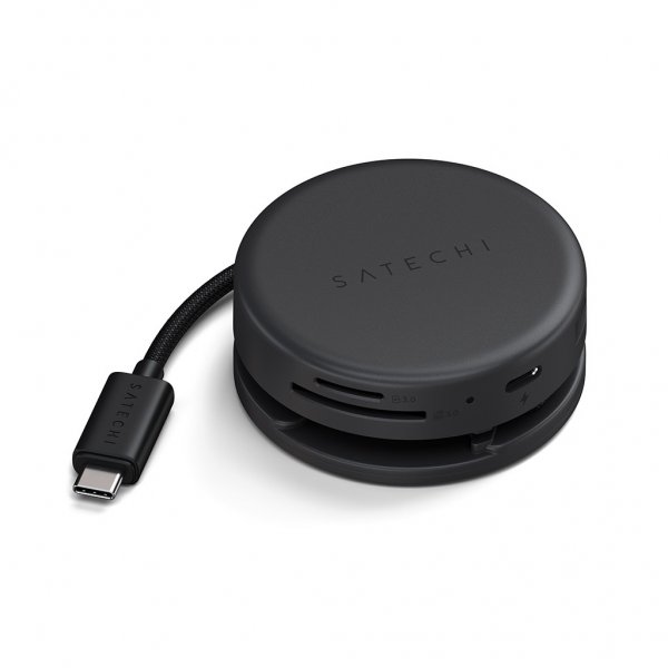 Satechi OntheGo 7-i-1 Multiport-adapter Space Black