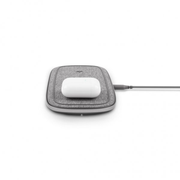 Moshi Sette Q Trådløs oplader Dobbelt 15W Grå