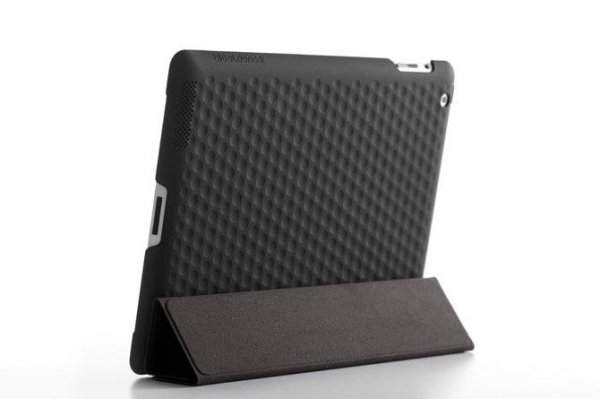 Bluelounge iPad 9.7 (gen 2/3/4) Cover Blomstret Sort