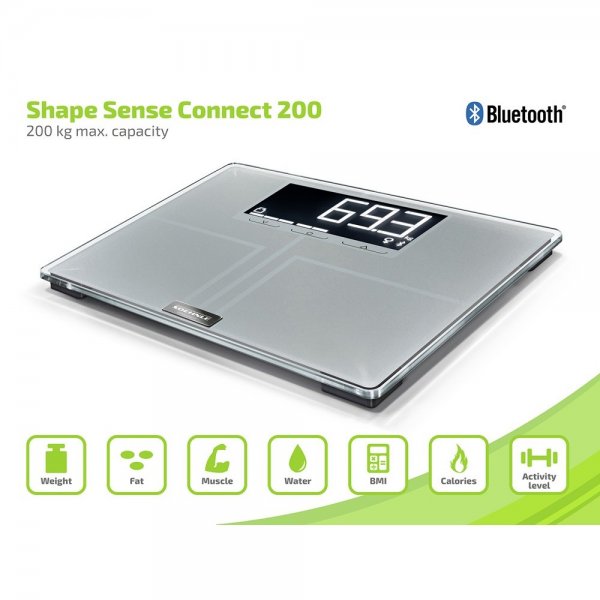 Soehnle Shape Sense Connect 200 Smart Personvægt med Bluetooth