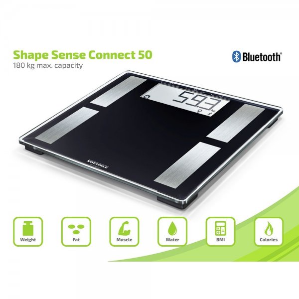Soehnle Shape Sense Connect 50 smart personvægt med Bluetooth