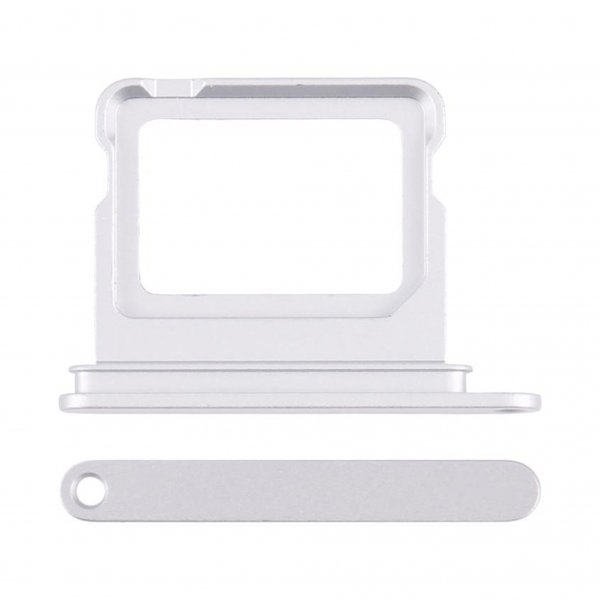 Simkortsholder til iPhone 17 - Hvid