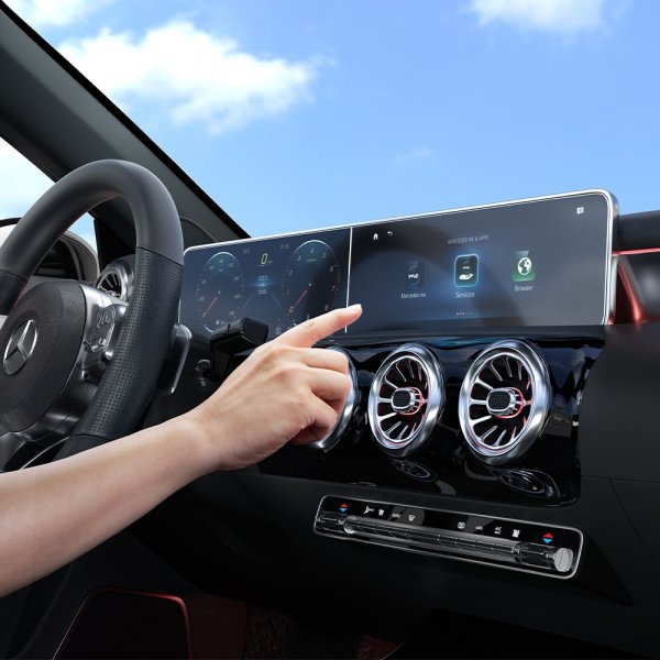 Spigen Skærmbeskytter GLAS.tR EZ FIT Anti-Glare Mercedes A-Klasse/GLB/CLA