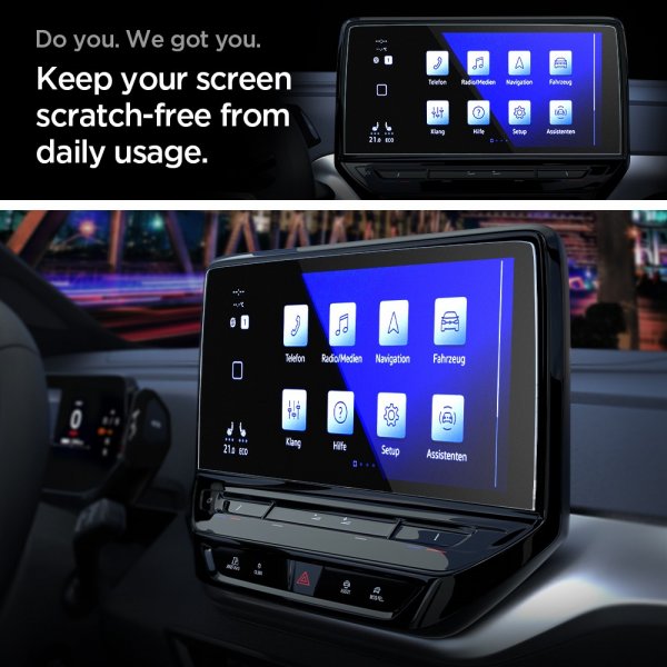 Spigen Skærmbeskyttelse GLAS.tR EZ FIT Anti-Glare Volkswagen ID.4 10"