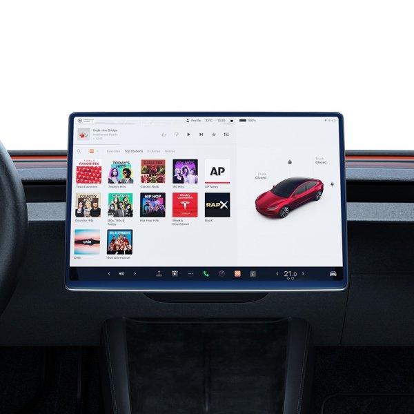 Spigen Skærmbeskyttelse GLAS.tR EZ Fit Tesla Model Y (2025/2026)/Model 3 (2024/2025/2026)
