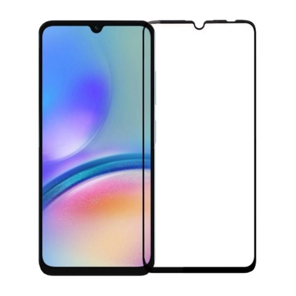 Samsung Galaxy A05s Skærmbeskyttelse Hærdet Glas Aluminium ramme