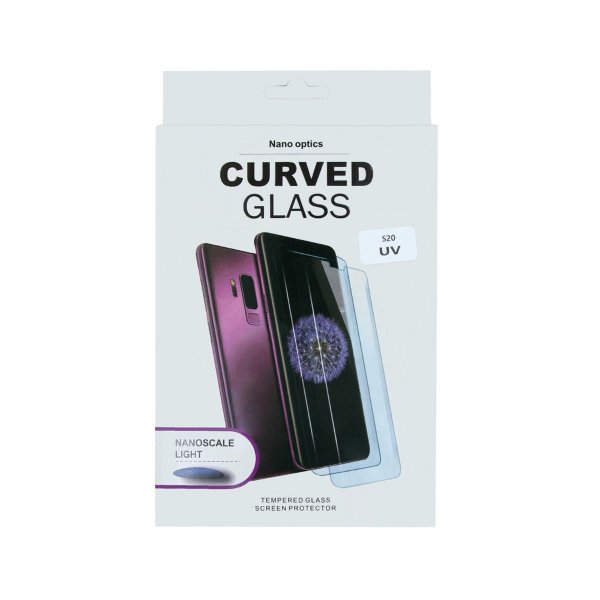 Samsung Galaxy S20 Skærmbeskyttelse UV-Lys Hærdet Glas