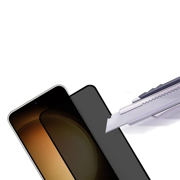 Samsung Galaxy S23 Skærmbeskyttelse Hærdet Glas 3D Privacy