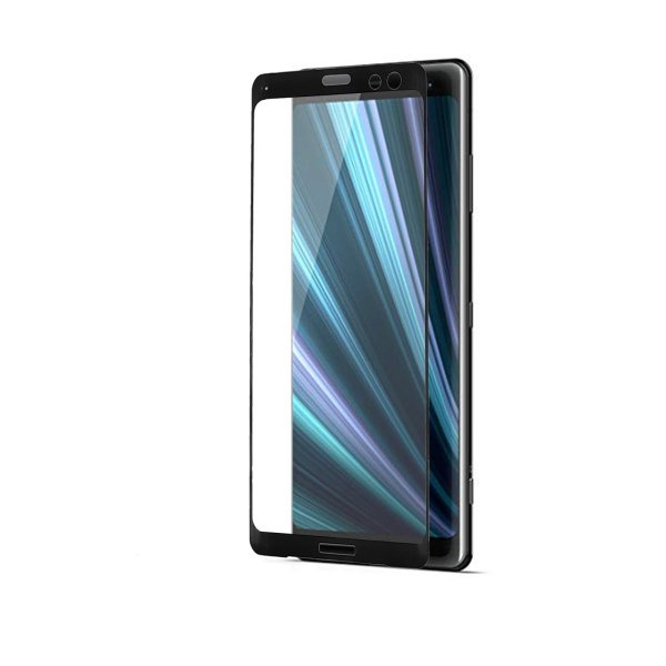 Sony Xperia XZ3 Skærmbeskyttelse Hærdet Glas Sort