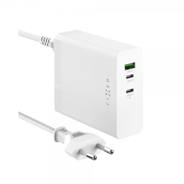 Fast Skrivebordsoplader GaN140 Charging Dock 2xUSB-C & 1xUSB-A