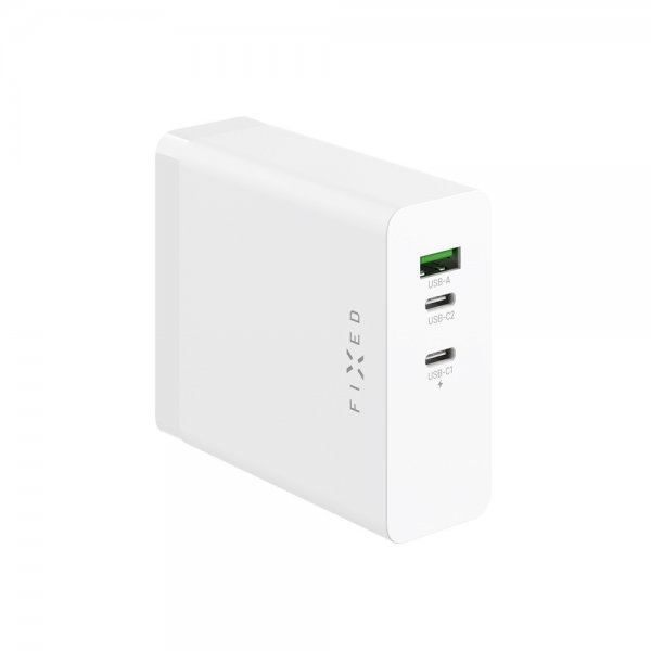 Fast Skrivebordsoplader GaN140 Charging Dock 2xUSB-C & 1xUSB-A