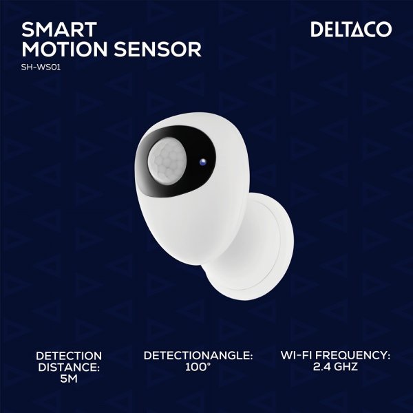 Deltaco Smart Home Smart Bevægelsessensor WiFi