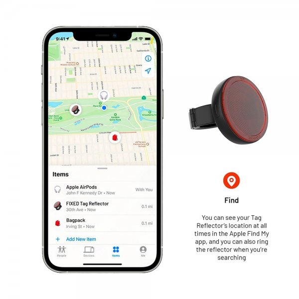 Fixed Smart Tracker Reflex til Cykel