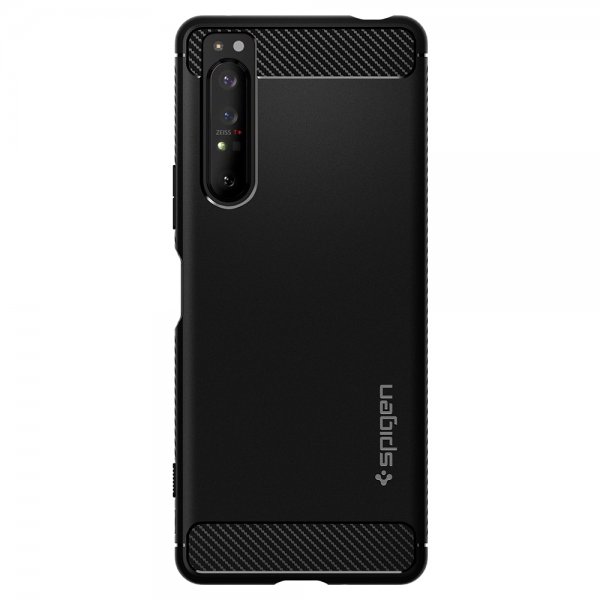 Spigen Sony Xperia 1 II Cover Rugged Armor Matte Black