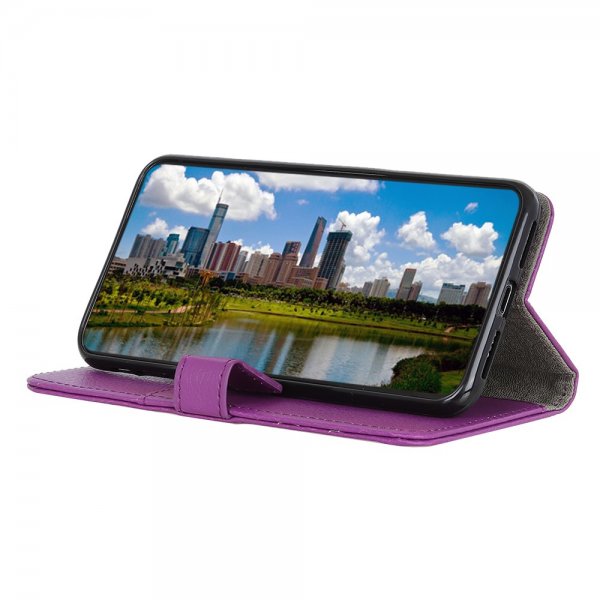 Sony Xperia 1 III Cover Litchi Lilla