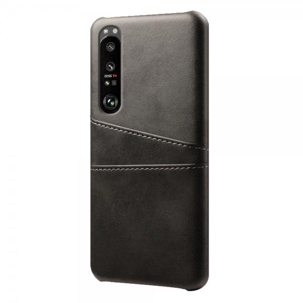 Sony Xperia 1 III Cover med to Kortlommer Sort