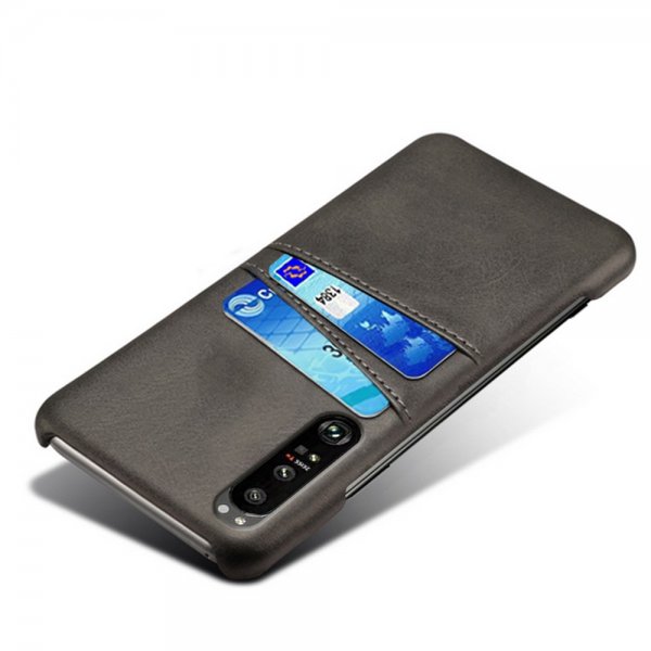 Sony Xperia 1 III Cover med to Kortlommer Sort