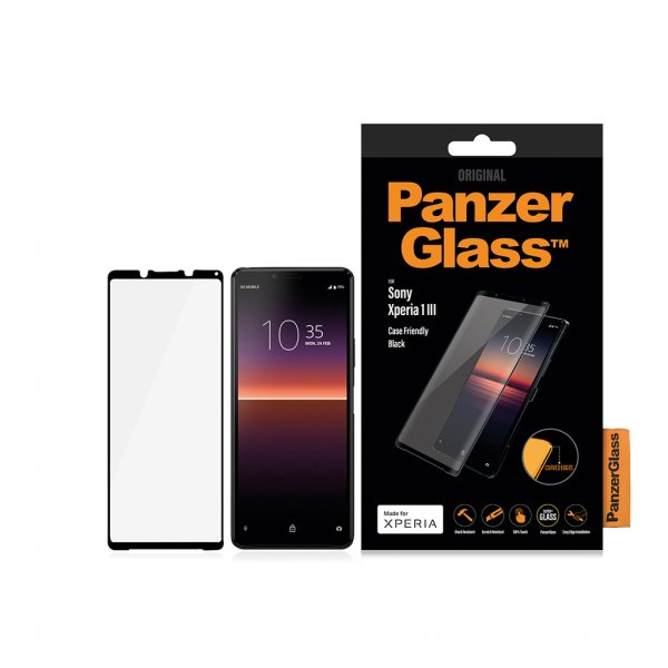PanzerGlass Sony Xperia 1 III Skærmbeskyttelse CaseFriendly